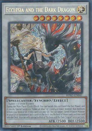 Ecclesia and the Dark Dragon - BPRO-EN041 - Burst Protocol 1st Edition