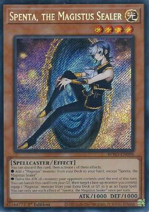Spenta, the Magistus Sealer - BPRO-EN098 - Burst Protocol 1st Edition
