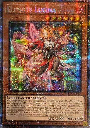 Elfnote Lucina (Starlight Rare) - BPRO-EN010 - Burst Protocol 1st Edition