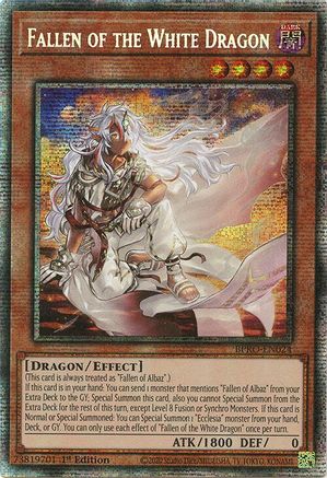 Fallen of the White Dragon (Starlight Rare) - BPRO-EN024 - Burst Protocol 1st Edition