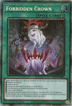 Forbidden Crown (Starlight Rare) - BPRO-EN067 - Burst Protocol 1st Edition