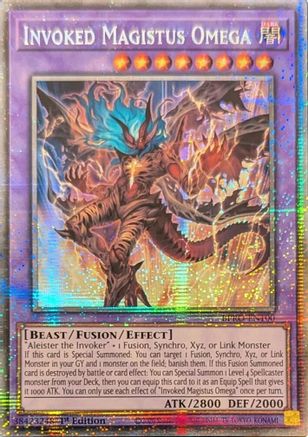 Invoked Magistus Omega (Starlight Rare) - BPRO-EN100 - Burst Protocol 1st Edition