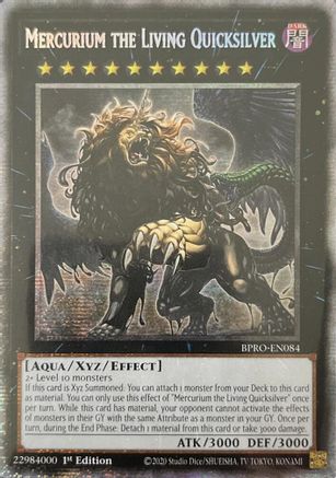 Mercurium the Living Quicksilver (Starlight Rare) - BPRO-EN084 - Burst Protocol 1st Edition