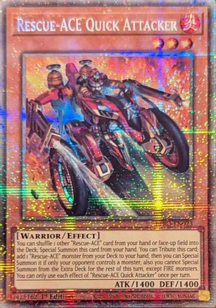 Rescue-ACE Quick Attacker (Starlight Rare) - BPRO-EN023 - Burst Protocol 1st Edition