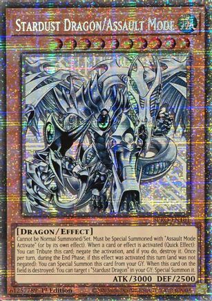 Stardust Dragon/Assault Mode (Starlight Rare) - BPRO-EN101 - Burst Protocol 1st Edition