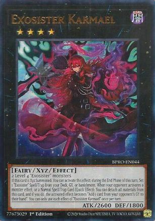 Exosister Karmael - BPRO-EN044 - Burst Protocol 1st Edition