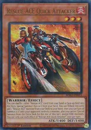 Rescue-ACE Quick Attacker - BPRO-EN023 - Burst Protocol 1st Edition