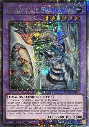 Dracotail Shaulas (Starlight Rare) - BPRO-EN037 - Burst Protocol 1st Edition