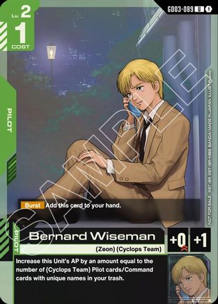 Bernard Wiseman (GD03 Release Event) - GD03-089 - UC
