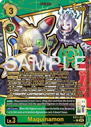 Maquinamon (Rare Pull) - EX11-027