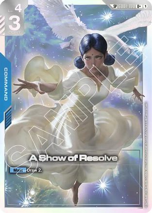 A Show of Resolve (SP) (U+) - GD01-100 - U+