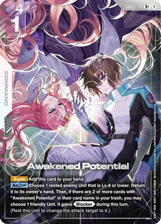 Awakened Potential (R+) - GD03-118 - R+