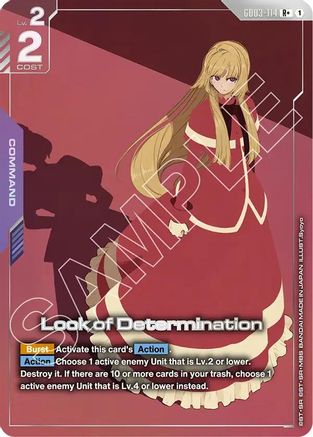 Look of Determination (R+) - GD03-114 - R+