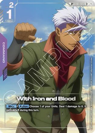 With Iron and Blood (SP) (C+) - ST05-013 - C+