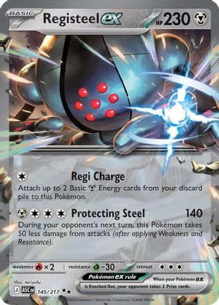 Registeel ex - 145 - Double Rare - Holofoil