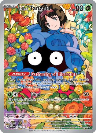 Erika's Tangela - 218/217 - Illustration Rare - Holofoil