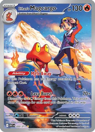 Ethan's Magcargo - 222/217 - Illustration Rare - Holofoil