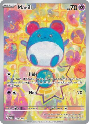 Marill - 232/217 - Illustration Rare - Holofoil