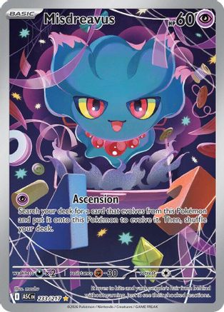 Misdreavus - 233/217 - Illustration Rare - Holofoil
