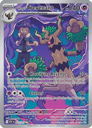 Hop's Trevenant - 237/217 - Illustration Rare - Holofoil