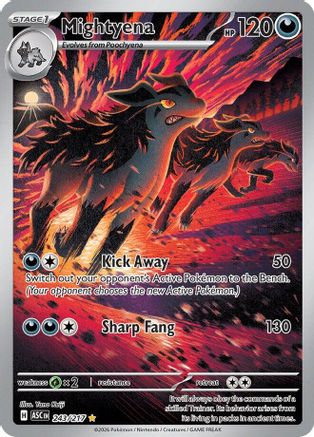Mightyena - 243/217 - Illustration Rare - Holofoil