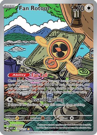 Fan Rotom - 250/217 - Illustration Rare - Holofoil