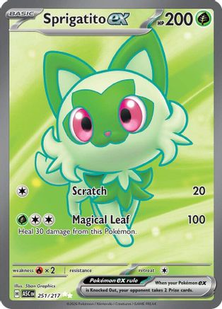 Sprigatito ex - 251 - Ultra Rare - Holofoil