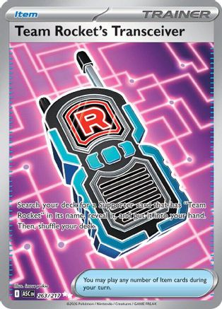 Team Rocket's Transceiver - 263/217 - Ultra Rare - Holofoil