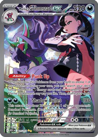 Marnie's Grimmsnarl ex - 287 - Special Illustration Rare - Holofoil