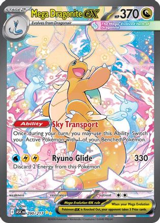 Mega Dragonite ex - 290/217 - Special Illustration Rare - Holofoil