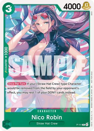 Nico Robin (Heroines Battle Pack) - P-111 - Promo