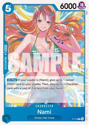 Nami (Heroines Battle Pack) - P-112 - Promo
