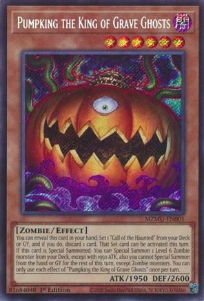 Pumpking the King of Grave Ghosts - MZMU-EN001 -  Maze of Muertos 1st Edition