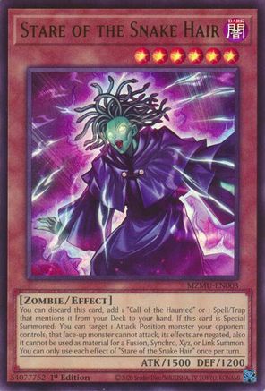Stare of the Snake Hair - MZMU-EN003 -  Maze of Muertos 1st Edition
