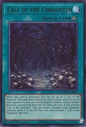 Call of the Forgotten - MZMU-EN007 -  Maze of Muertos 1st Edition