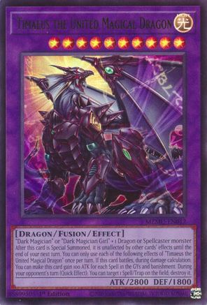 Timaeus the United Magical Dragon - MZMU-EN012 -  Maze of Muertos 1st Edition