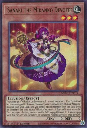 Sanaki the Mikanko Devotee - MZMU-EN017 -  Maze of Muertos 1st Edition