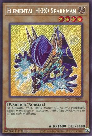 Elemental HERO Sparkman - MZMU-EN059 -  Maze of Muertos 1st Edition