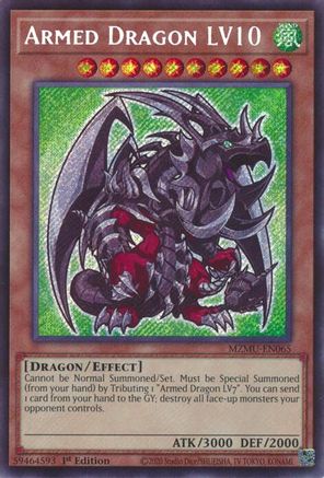 Armed Dragon LV10 - MZMU-EN065 -  Maze of Muertos 1st Edition