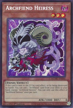Archfiend Heiress - MZMU-EN066 -  Maze of Muertos 1st Edition
