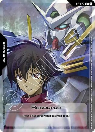 Resource (RP-022) (Mobile Suit Gundam 00) - RP-022 - P
