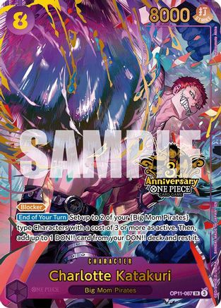 Charlotte Katakuri (Japanese Version 3rd Anniversary Set) - OP11-067 - Super Rare
