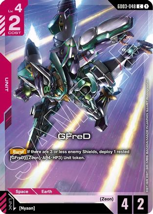 GFreD (Premium Card Collection Gundam Assemble) - GD03-048 - C