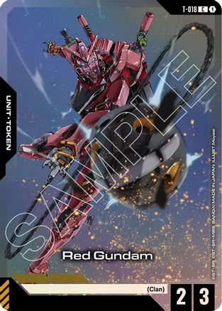 Red Gundam (T-018) (Premium Card Collection Gundam Assemble) - T-018 - C