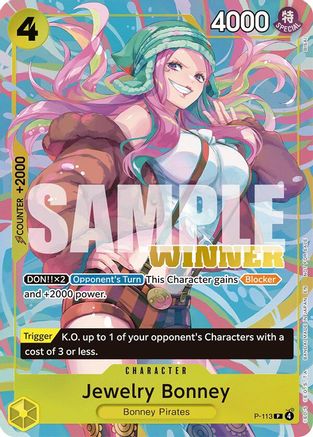 Jewelry Bonney (Heroines Battle Winner Pack) - P-113 - Promo