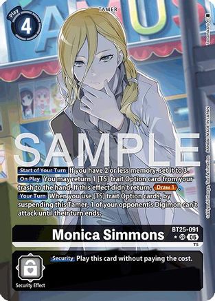 Monica Simmons (Alternate Art) - BT25-091