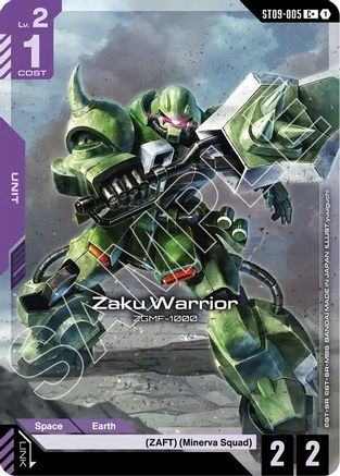 Zaku Warrior (C+) - ST09-005 - C+