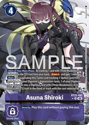 Asuna Shiroki (Alternate Art) - BT25-092