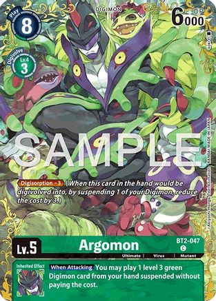 Argomon - BT2-047 (Alternate Art) - BT2-047