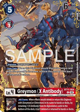 Greymon (X Antibody) - BT11-064 (Alternate Art) - BT11-064